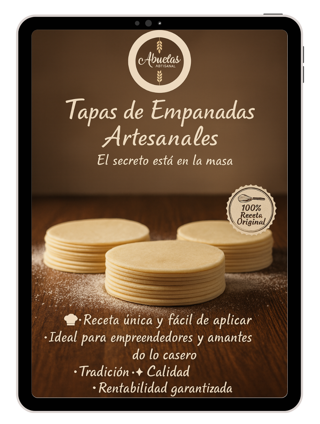 La mejor receta para Tapas De Empanadas + 3 BONUS complementarios de REGALO